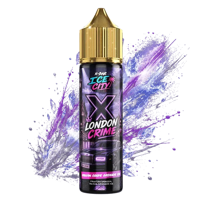 X-Bar Ice City Dragon Grape Grenade liquido 50ml frutto drago