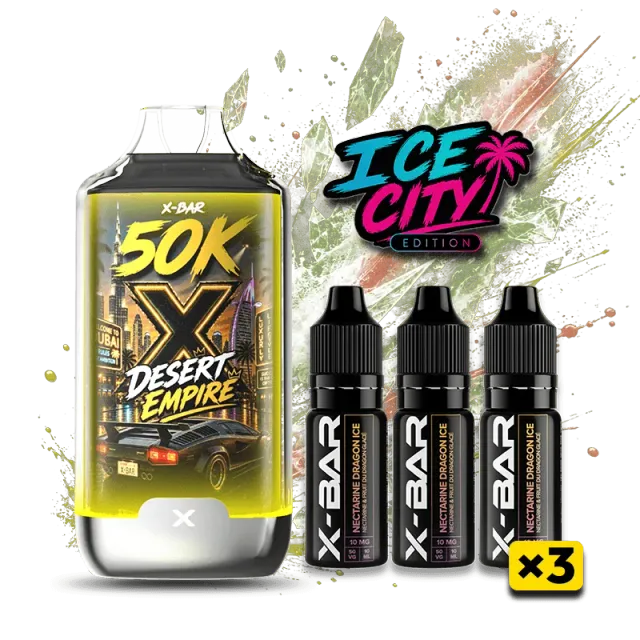 X-Bar 50K Ice City Sigaretta Elettronica Desert Empire ghiacciata