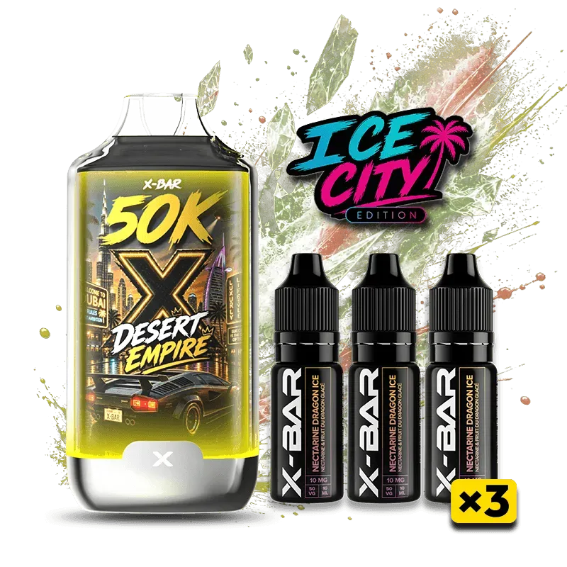 X-Bar 50K Ice City Sigaretta Elettronica Desert Empire ghiacciata