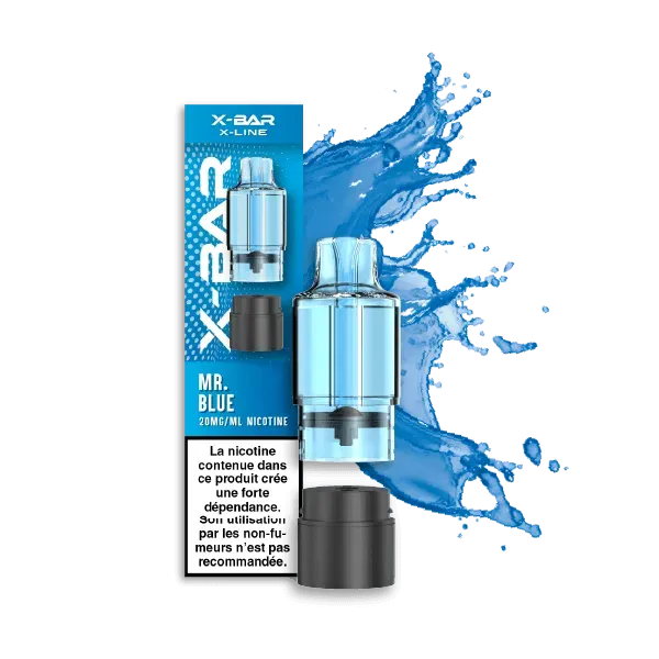X-Bar 650 X-Line Mr Blue pod precaricata frutti di bosco