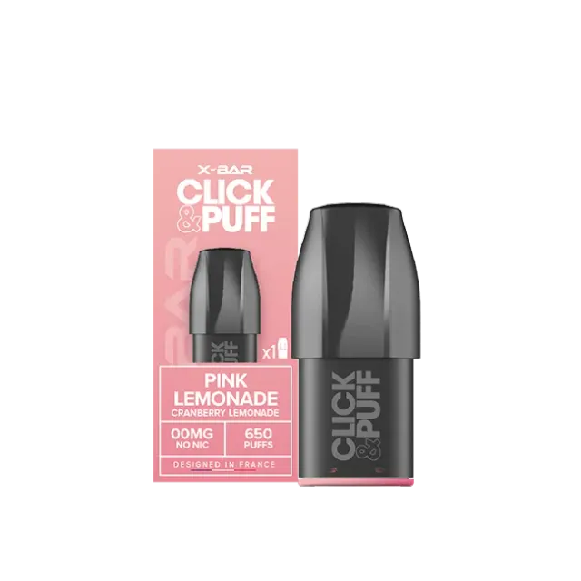 X-Bar Click & Puff Pod Pink Lemonade agrumata