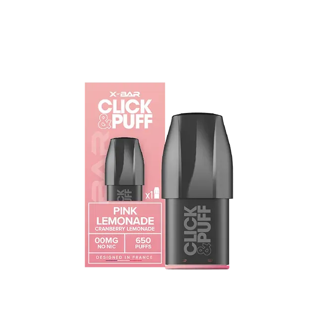 X-Bar Click & Puff Pod Pink Lemonade agrumata