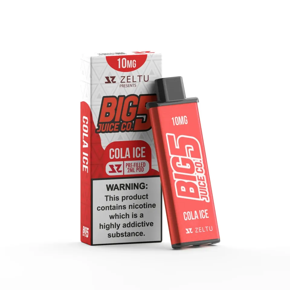 Zeltu Big 5 Cola Ice pod precaricata 10mg cremosa