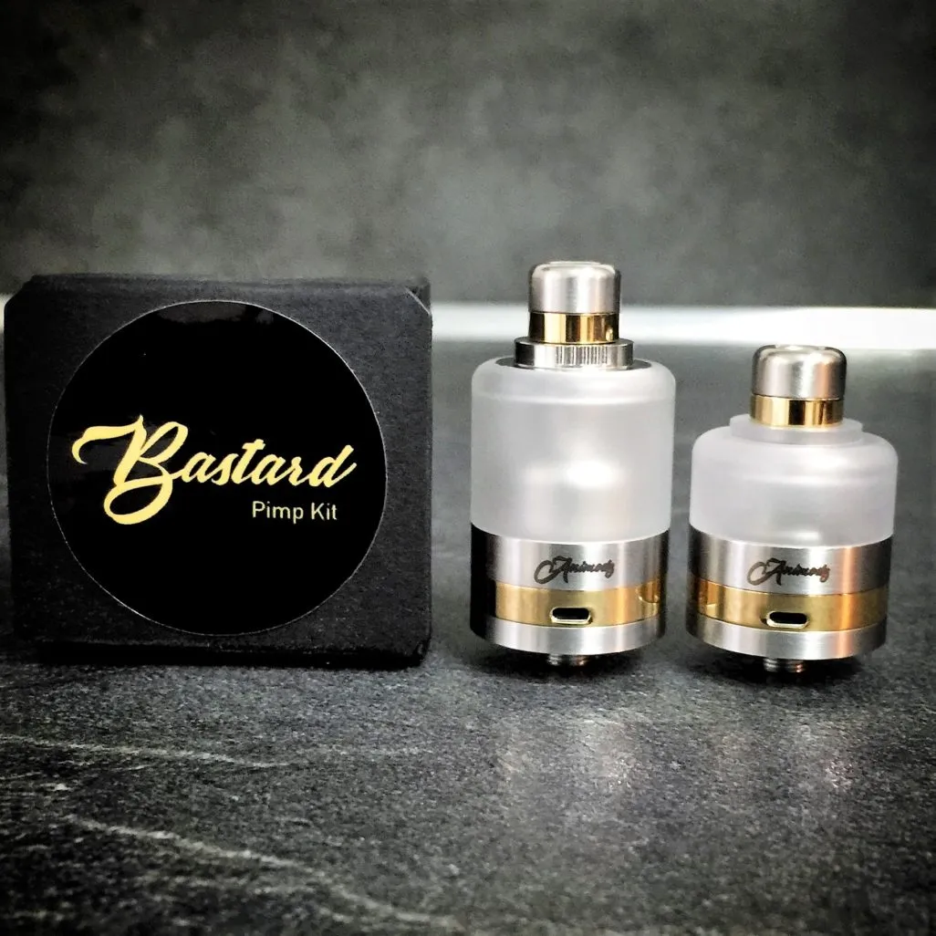 Animodz Bastard Pimp Kit RTA anelli oro Gold