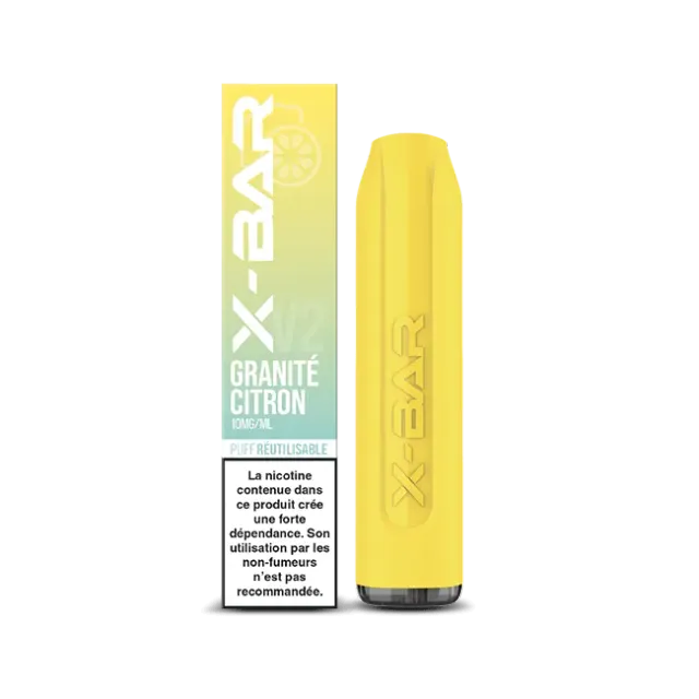 X-Bar 650 Granita Lemon puff usa e getta limone ghiacciato