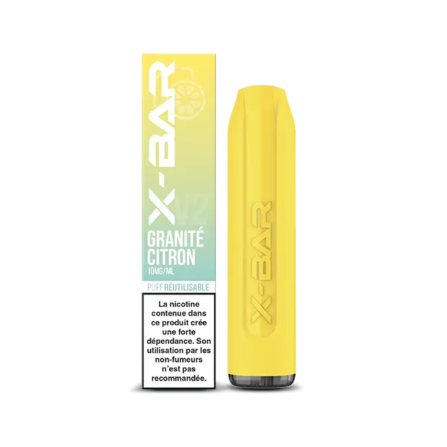 X-Bar 650 Granita Lemon puff usa e getta limone ghiacciato