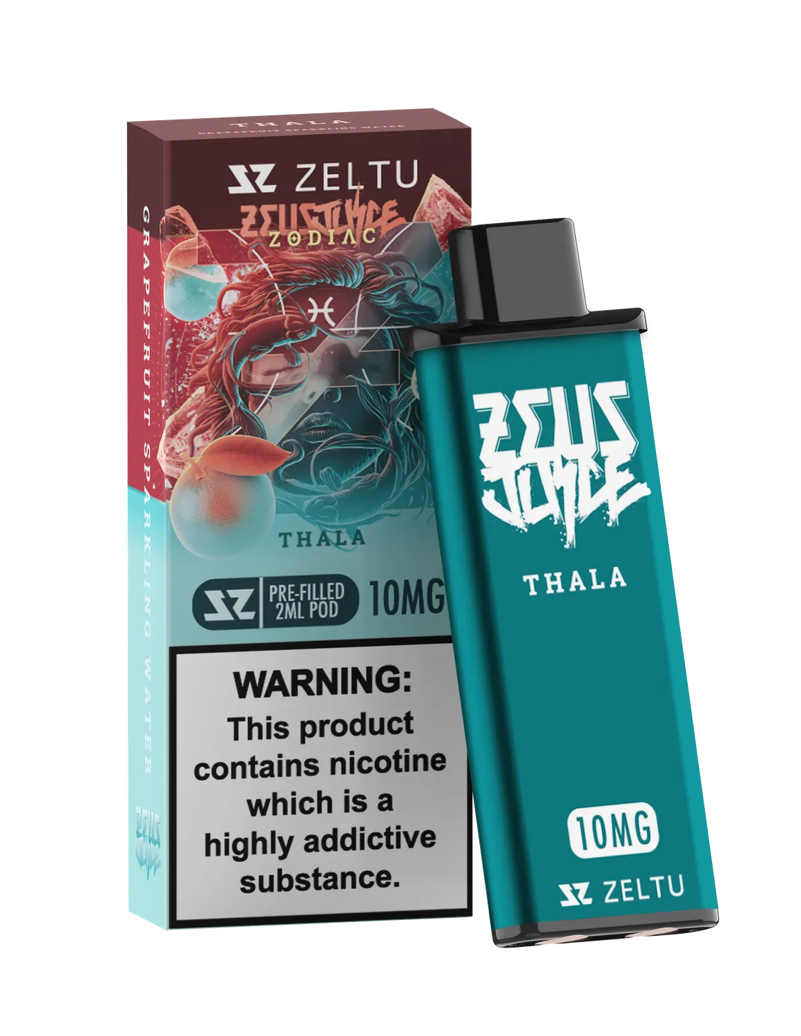 Zeltu Zeus Juice pod precaricata gusti fruttati