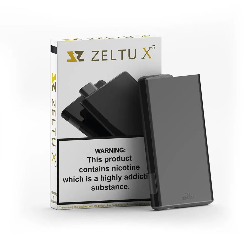 Zeltu X3 Matte Black pod mod nero opaco 620mAh