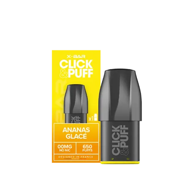 X-Bar Click & Puff Pod Pineapple Ice ananas fresco