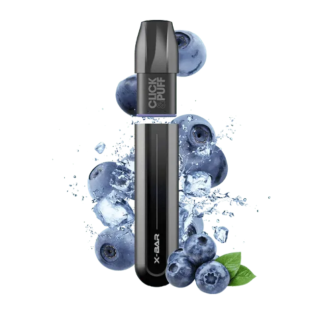 X-Bar Click & Puff Kit Ice Blueberry sigaretta mirtillo ice