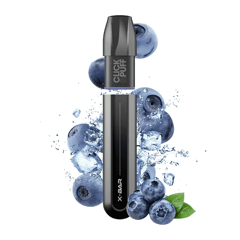 X-Bar Click & Puff Kit Ice Blueberry sigaretta mirtillo ice