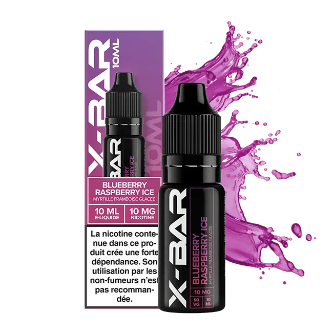 X-Bar liquido 10ml Blueberry Raspberry bosco