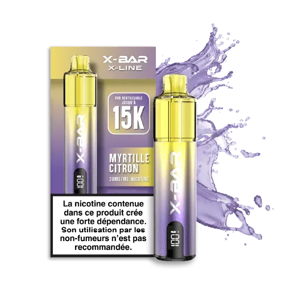 X-Bar X-Line Kit puff Blueberry Lemon fruttato