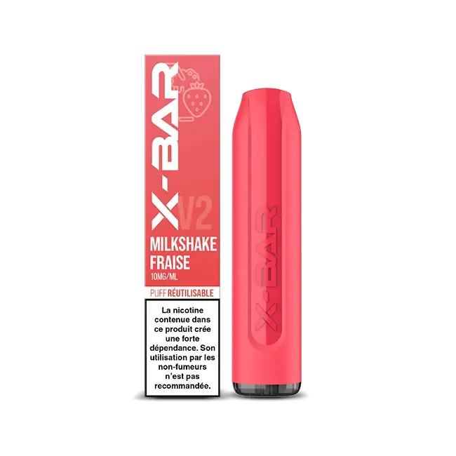 X-Bar 650 Strawberry Milkshake Sigaretta Monouso Cremosa