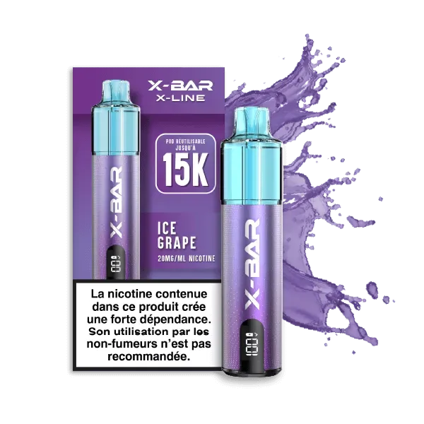 X-Bar X-Line Kit Ice Grape ricaricabile
