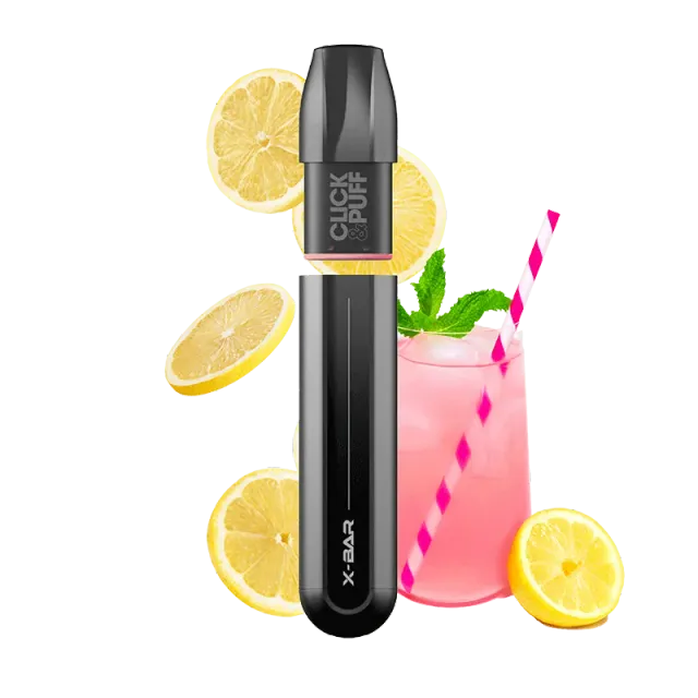 X-Bar Click & Puff Kit Pink Lemonade Ricaricabile