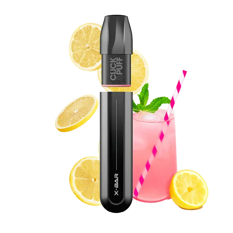 X-Bar Click & Puff Kit Pink Lemonade Ricaricabile
