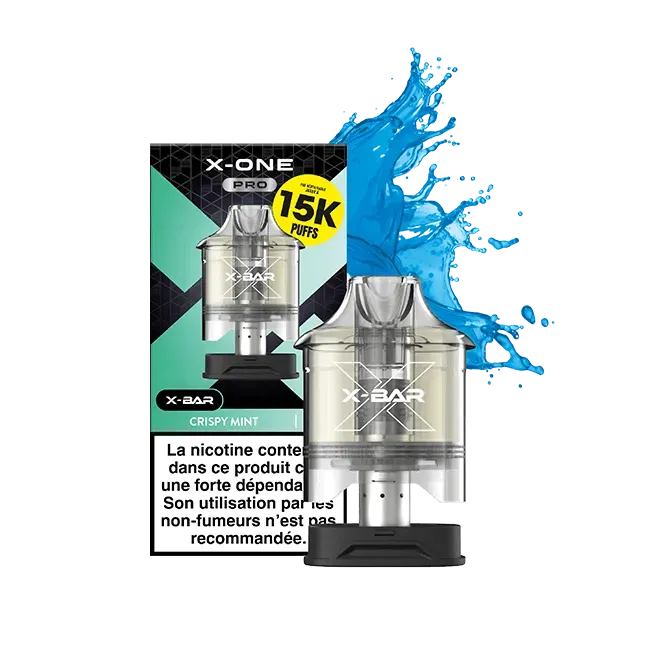 X-Bar X-One Pro Pods Crispy Mint x2 pod menta fresca