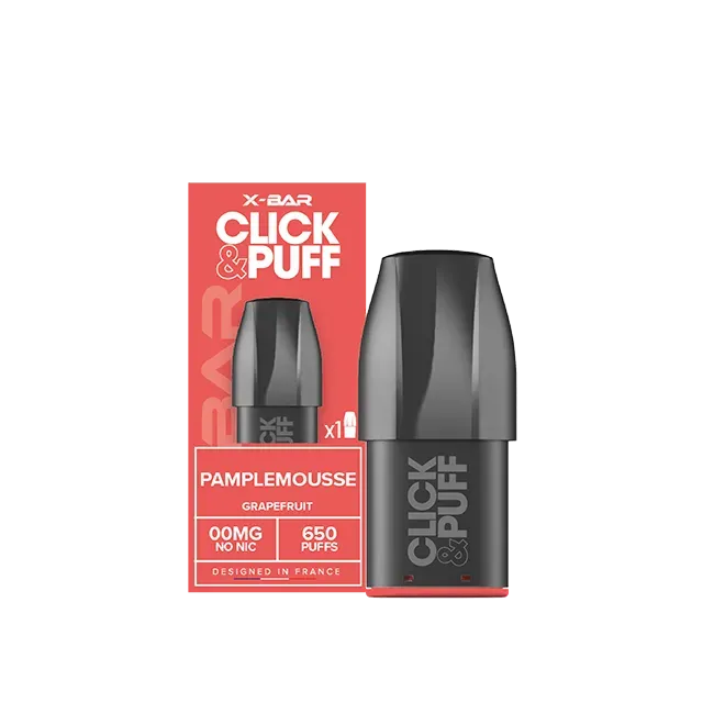 X-Bar Click & Puff Pod Grapefruit pompelmo fresco