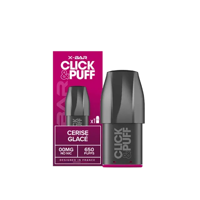 X-Bar Click & Puff Pod Cherry Ice Gusto Ciliegia Fresca