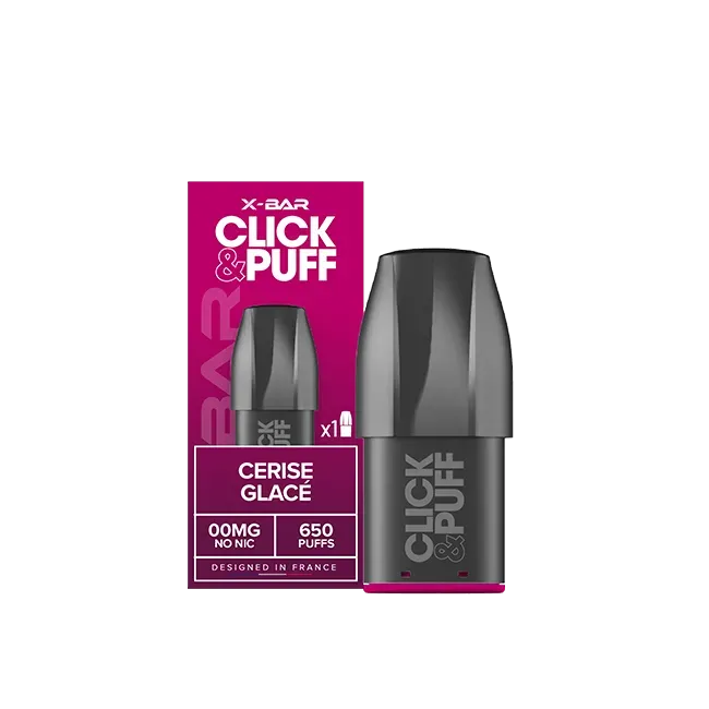 X-Bar Click & Puff Pod Cherry Ice Gusto Ciliegia Fresca