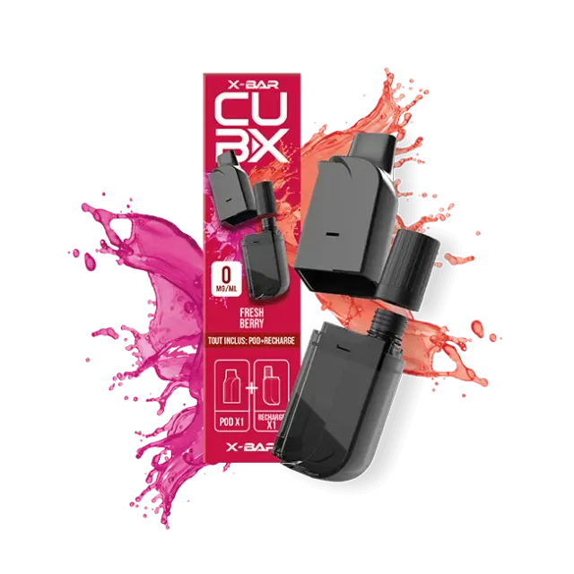 X-Bar 650 Cubx 2 Pod Fresh Berry frutti rossi