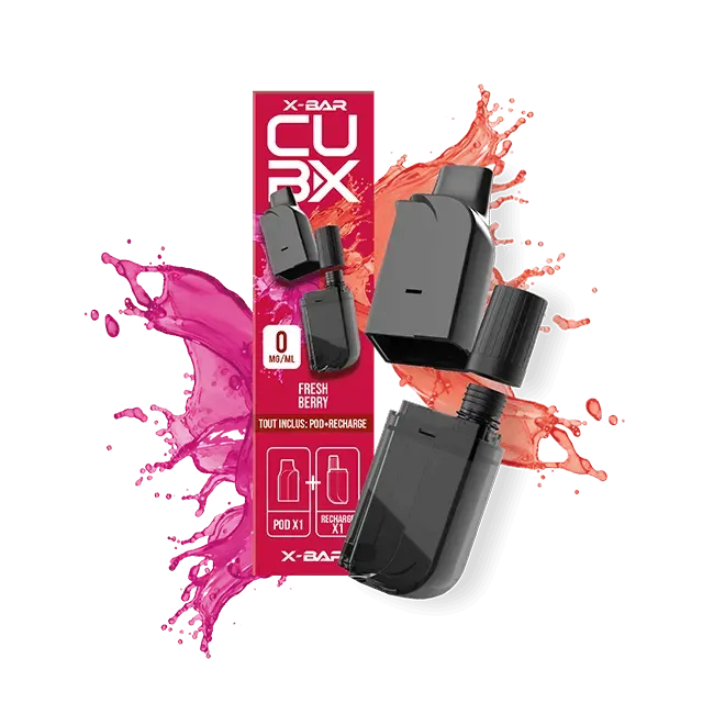 X-Bar 650 Cubx 2 Pod Fresh Berry frutti rossi