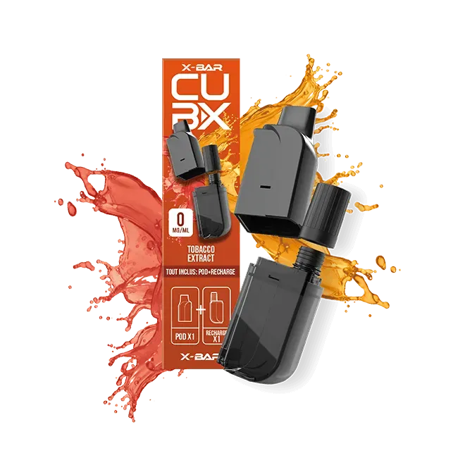X-Bar CUB-X Pods Tobacco Extract 2pz tabaccoso