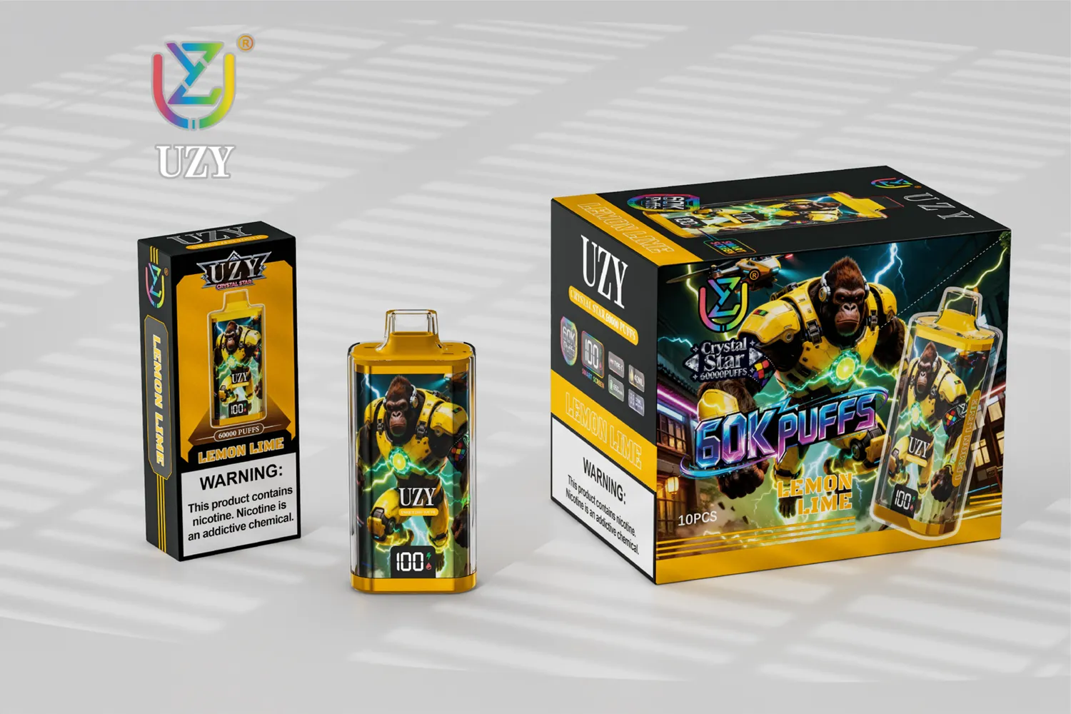 UZY Crystal Star 60000 Sigaretta Elettronica Usa e Getta 40ml