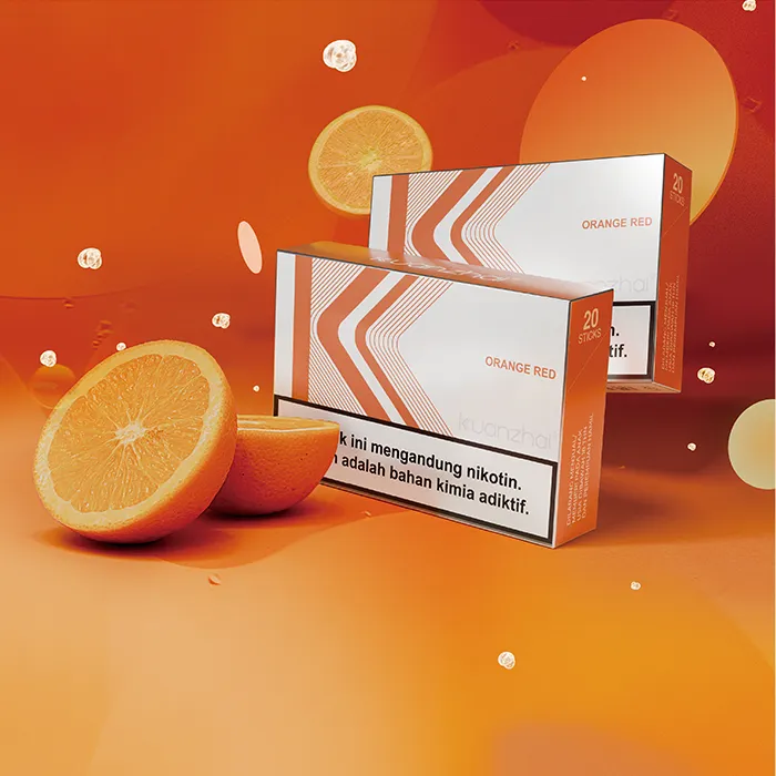 Sixhill Kuanzhai Orange Red stick tabacco riscaldato Kungfu Air