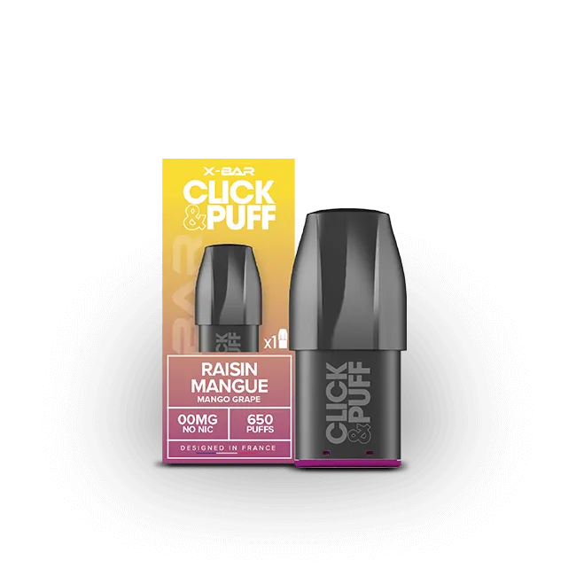 X-Bar Click Puff Mango Grape pod ricambio