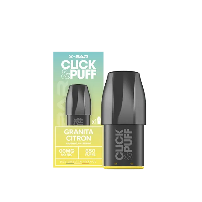 X-Bar Click & Puff Granita Citron pod limone