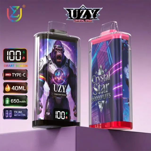 UZY Crystal Star 60000 Sigaretta Elettronica Usa e Getta 40ml