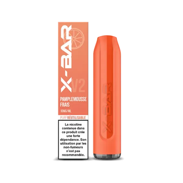 X-Bar 650 Usa e getta Grapefruit pompelmo