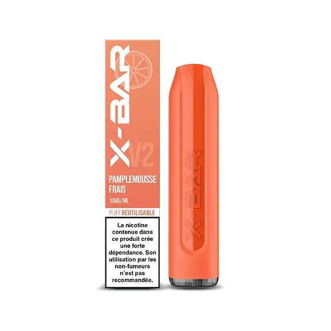 X-Bar 650 Usa e getta Grapefruit pompelmo
