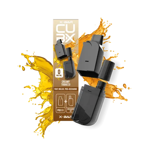 X-Bar Cub-X pod Creamy Tobacco 2 pezzi tabaccosa