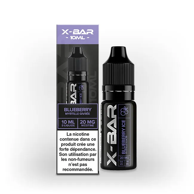 X-Bar 650 E-liquid Blueberry liquido 10ml mirtillo