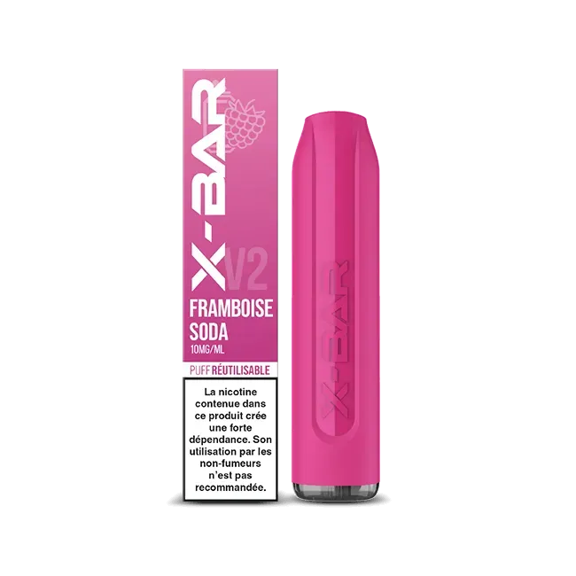 X-Bar 650 Raspberry Soda puff usa e getta gusto soda