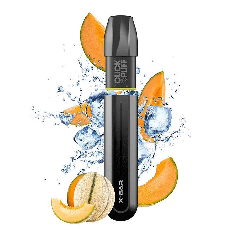 X-Bar Click & Puff Ice Melon kit melone ghiacciato