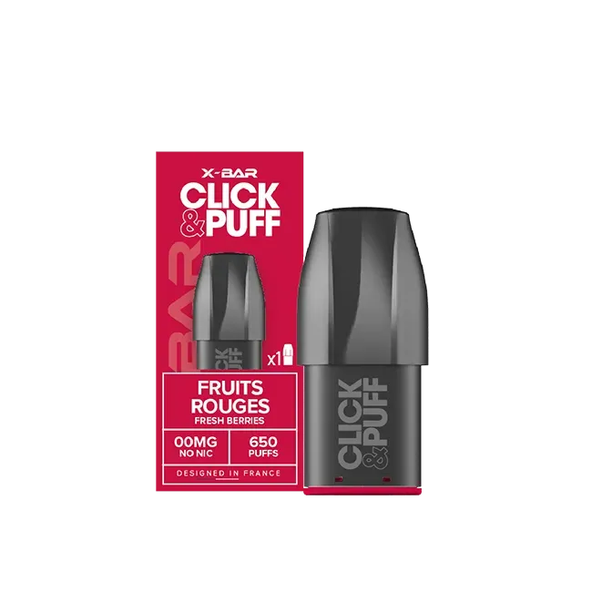 X-Bar Click & Puff Red Fruits pod frutti rossi
