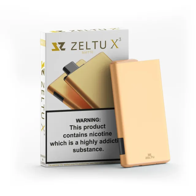 Zeltu X3 Pod Kit Matte Burnt Gold ultrasottile