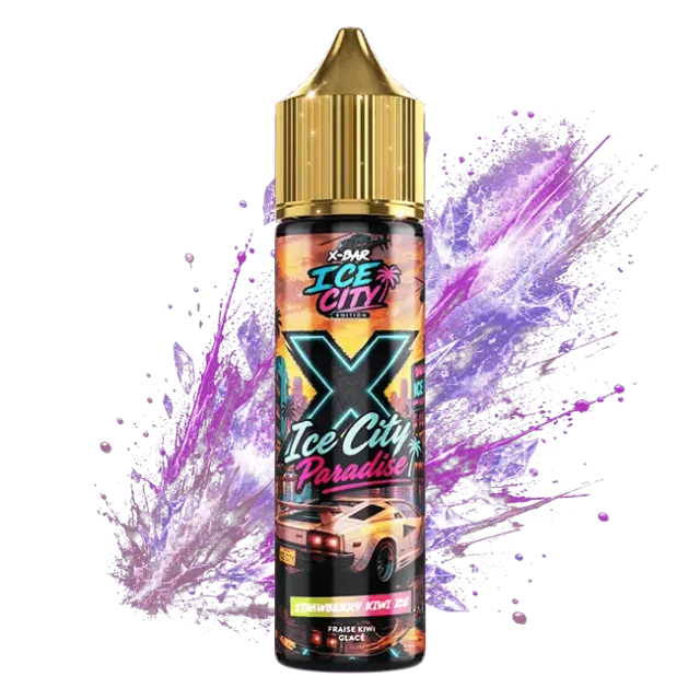 X-Bar Ice City Liquido 50ml Strawberry Kiwi Fresco