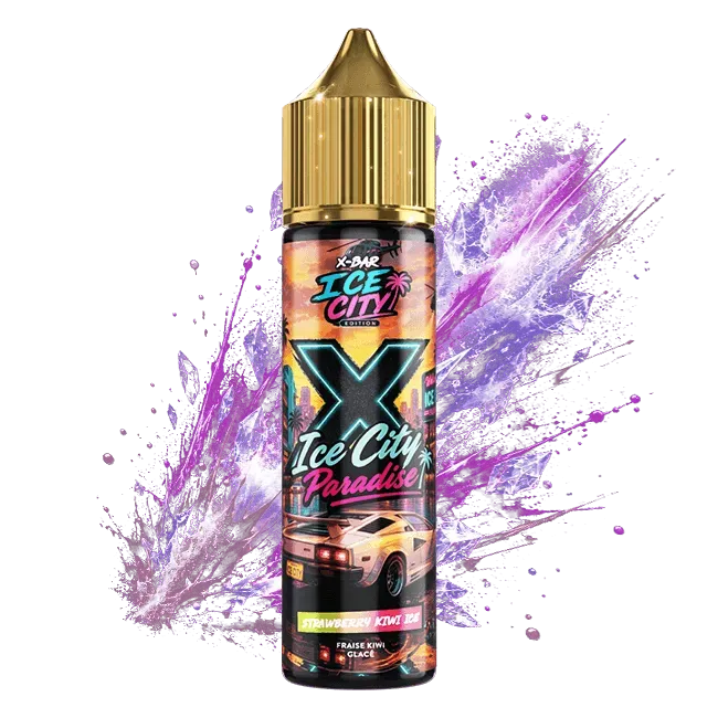 X-Bar Ice City Liquido 50ml Strawberry Kiwi Fresco