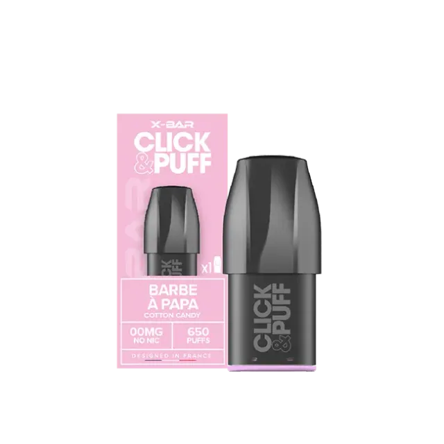 X-Bar Click & Puff Pod Cotton Candy Gusto Dolce