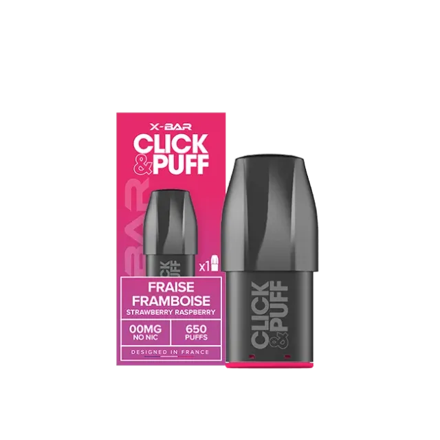 X-Bar Click & Puff pod fragola lampone fruttata
