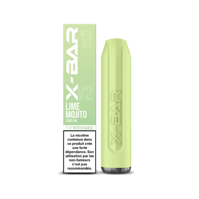 X-Bar 650 puff Lime Mojito usa e getta