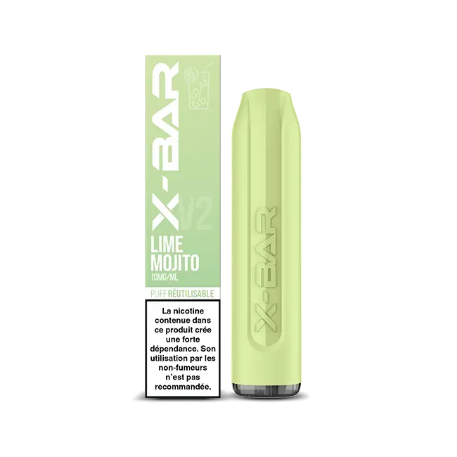 X-Bar 650 puff Lime Mojito usa e getta