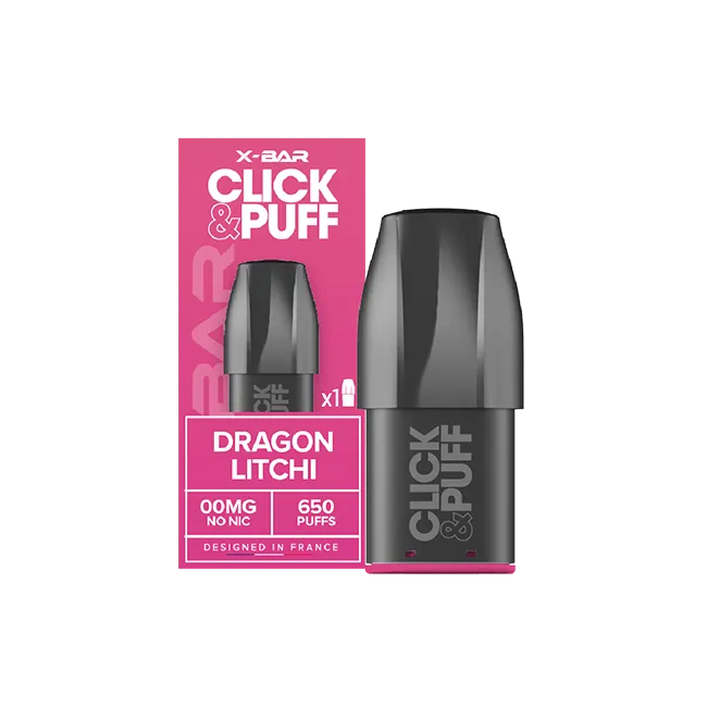 X-Bar Click & Puff pod Dragon Litchi