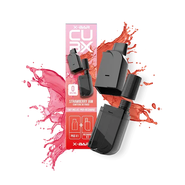 X-Bar CubX 2 Pod Strawberry Jam 2 pz fragola