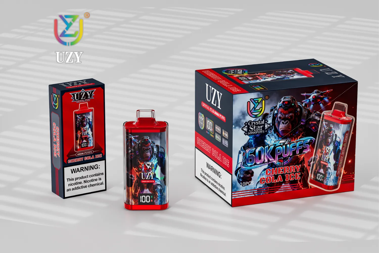 UZY Crystal Star 60000 Sigaretta Elettronica Usa e Getta 40ml